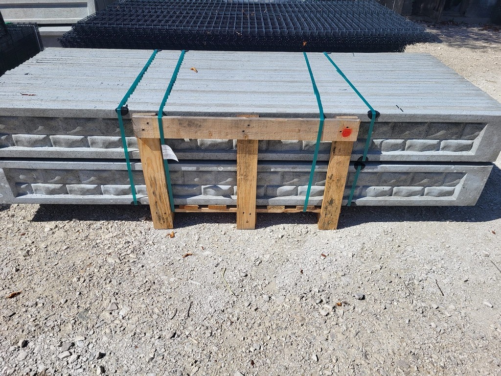 Podstawa betonowa ogrodzenia panelowego